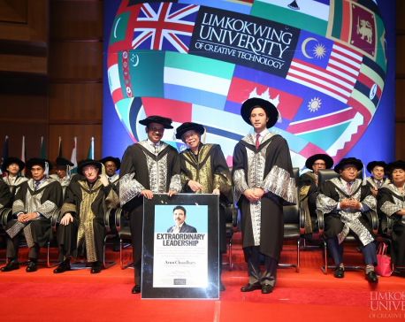 Malaysian university awards Arun Chaudhary with honorary doctorate