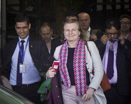 Austrian Minister Kneissl arrives in Kathmandu