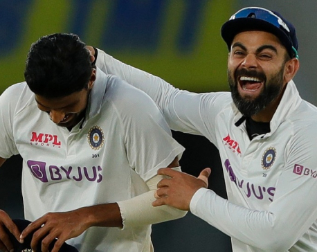 India beat England inside two days as chaos reigns in day-night test