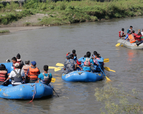 In pictures: Rafting in Bagmati River
