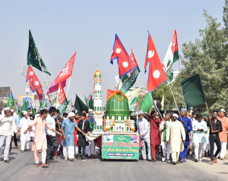 Hindus join Muhammad’s birthday anniversary celebration rally in Bhairahawa (with photos)