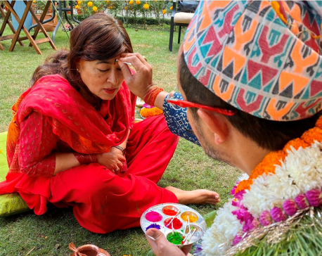 Nepali Hindus observe Bhaitika, the most important day of Tihar (with photos)