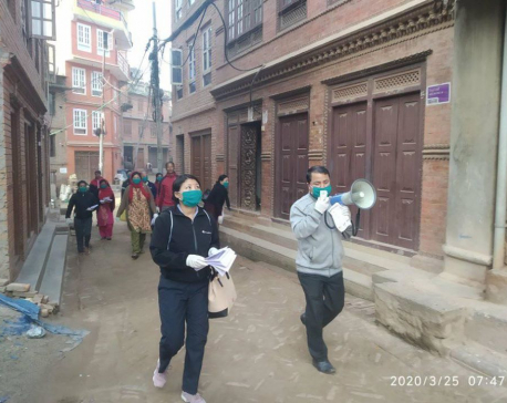 Bhaktapur municipality introduces stricter rules to control people's movement during lockdown