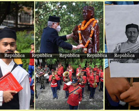 PHOTOS: Nepal commemorates 209th birth anniversary of Adhikavi Bhanu Bhakta Acharya
