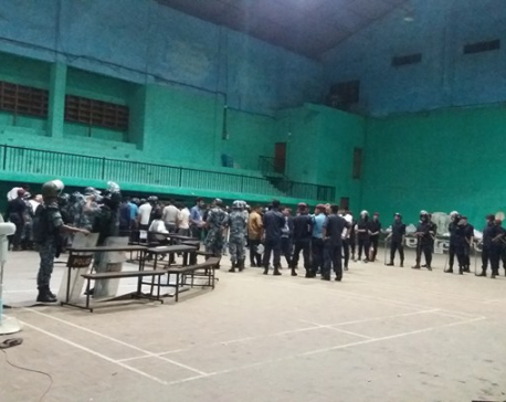 Sealed ballot papers opened after 46-member team enters Bharatpur counting center