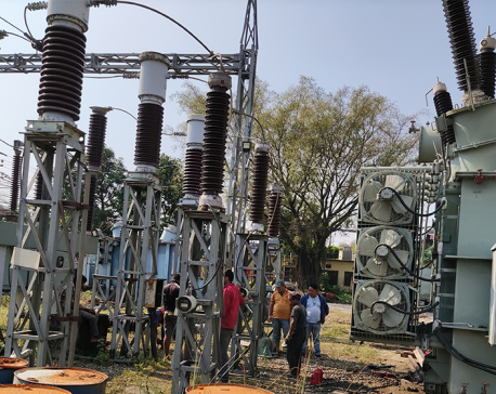 Maintenance of Bharatpur substation completed, both transformers brought into operation