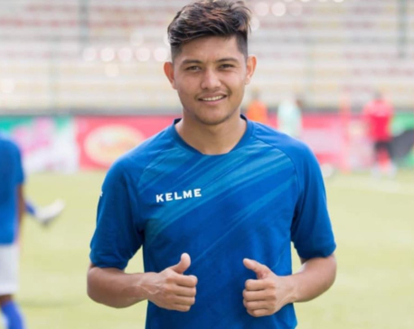 National football player Magar leaves for Australia as exodus of Nepali players continues