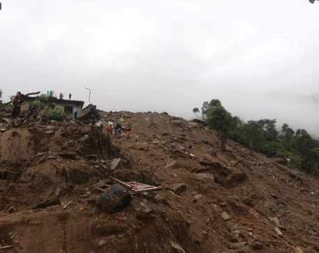 At least three killed, dozens missing as massive landslide sweeps away nine houses in Sindhupalchowk