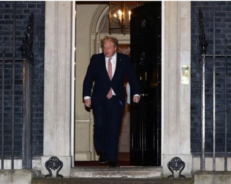 From behind a closed door, infected UK PM Johnson coordinates coronavirus battle
