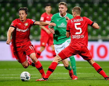 Havertz double helps Bayer to 4-1 win at Werder
