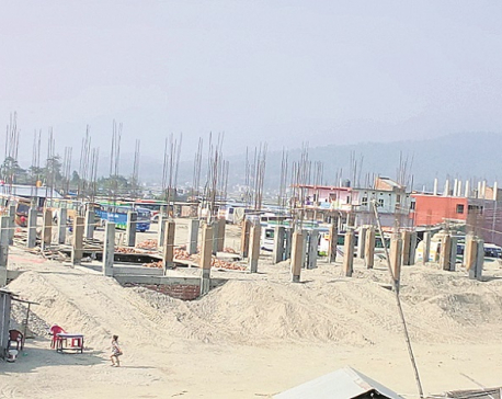 Udayapur bus terminal construction in full swing