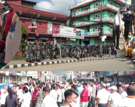 Protests continue in Butwal against decision to make Dang the capital of Province 5