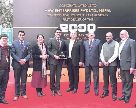 MAW Earthmovers becomes best JCB dealer in S Asia