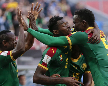 Cameroon's Aboubakar lets Australia off hook