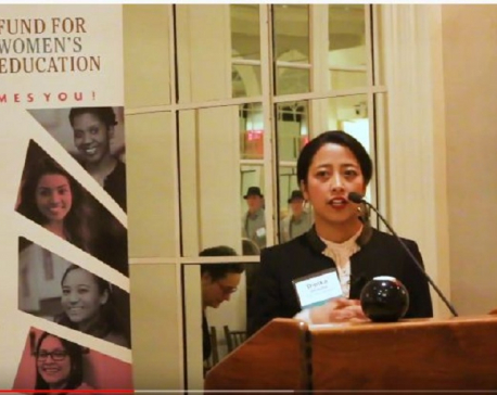 Nepali Podcaster Dipika Shrestha receives Leadership Award in New York