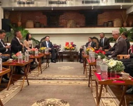 CPN (Maoist Centre) leaders hold meeting with visiting CPC leader