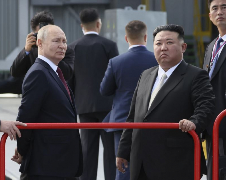 N.Korea's Kim leaves Russia, given drones as gift