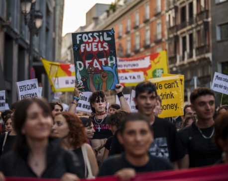 Climate protesters around the world are calling for an end to fossil fuels as Earth heats up