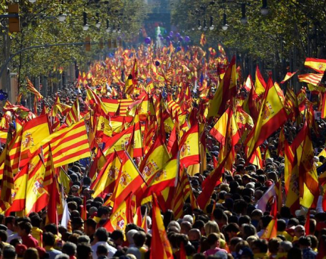 Hundreds of thousands march for unified Spain
