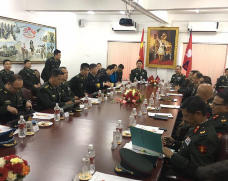Chinese Defense Minister Chang at NA HQ