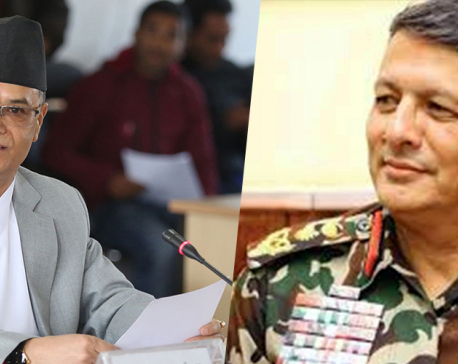 Army chief Thapa meets Chief Justice Rana