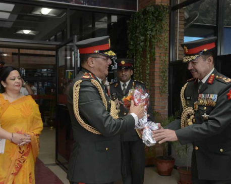 CoAS Thapa returns home after week-long US visit