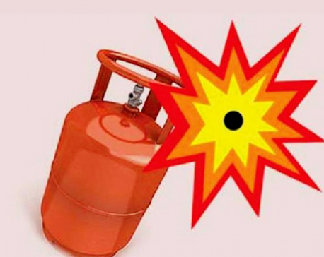 One person killed in a fire due to gas leak in Bhaktapur