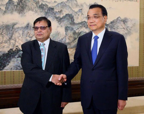 Xi positive about visiting Nepal, Chinese PM tells DPM Mahara