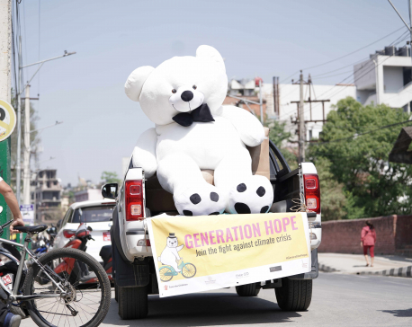 'Saathi’ the ‘Air Bear’ to spotlight on the impact of air pollution on children