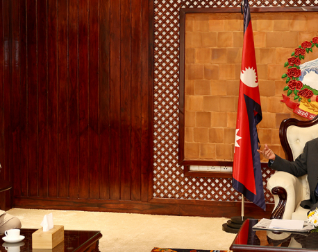PM Dahal, Speaker Ghimire meet