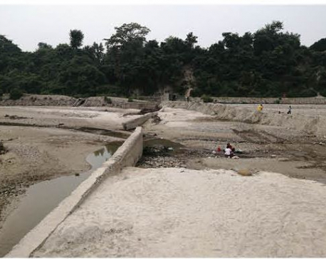 Rs 42 million Siraha dam collapses five months after it was built
