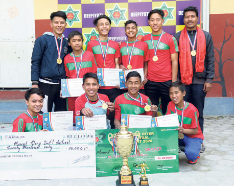 Mount Glory wins Deep Jyoti Inter-school title