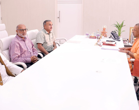 NC leader Kandel meets Uttar Pradesh Chief Minister Yogi Adityanath