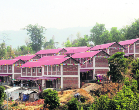 One man builds houses for 55 quake families