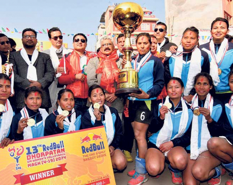 APF wins Dhorpatan women’s volleyball