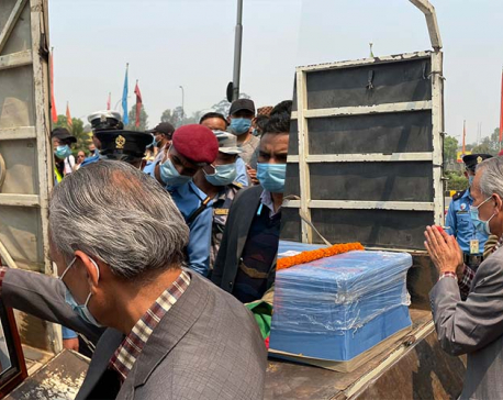Dead bodies of 12 Nepali migrant workers brought from Malaysia on Sunday