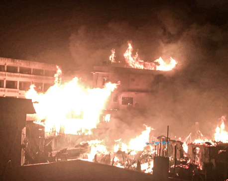 Seven houses gutted in massive fire in Taplejung’s Phungling (with photos)