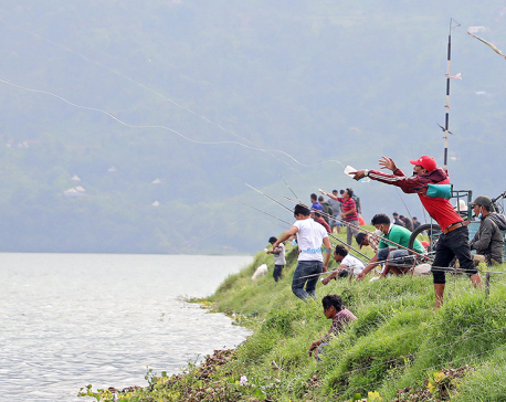 PHOTOS: Fishing craze in Pokhara