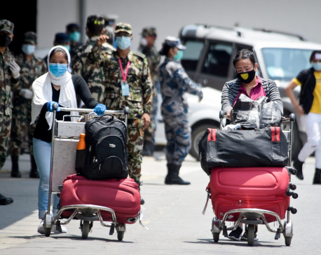 76,967 Nepali nationals have returned home so far