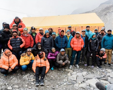 All-black expedition team makes a historic summit at Mt Sagarmatha