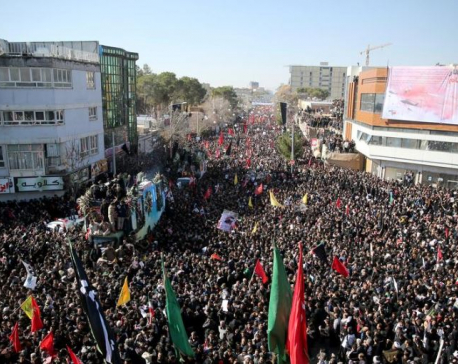 Dozens killed in stampede at Iranian commander's funeral, burial postponed