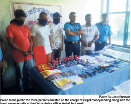 Kailali arrests indicate illegal money-lending widespread