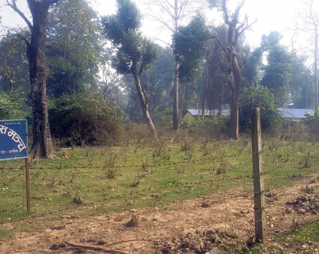 Community forest in Godawari Municipality being encroached upon