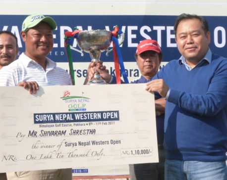 Shrestha wins Western Open Golf