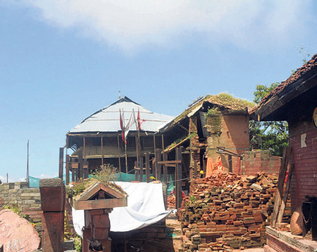 Gorkha Durbar reconstruction slow