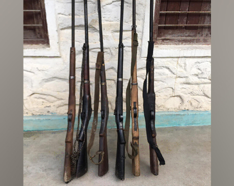 Six home-made guns recovered