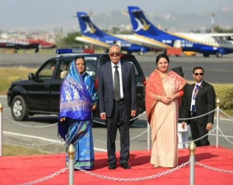 Bangladesh President arrives in Kathmandu on four-day official goodwill visit (with photos)