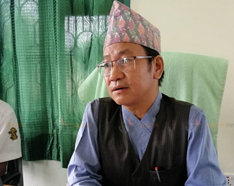 Dharan Mayor Sampang expresses optimism as he casts his vote