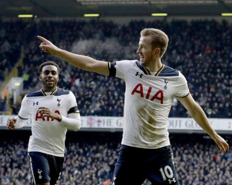 Kane scores a hattrick as Spurs beat West Brom