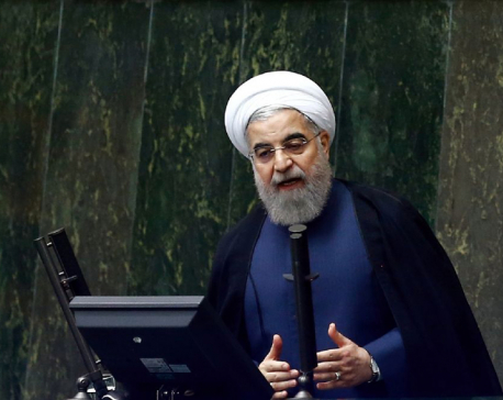 Iranian president Rouhani says Trump cannot reverse nuclear deal
